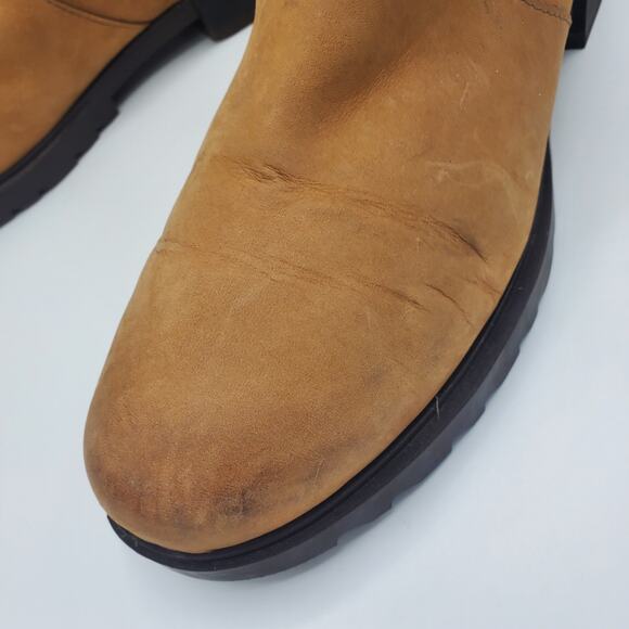 Sorel Emelie II Waterproof Chelsea Ankle Boot Taffy Leather Brown Size 11 - Picture 4 of 10